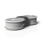 Auriculares groovy con microfono y estuche conector jack 3,5 mm color blanco