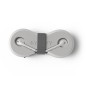 Auriculares groovy con microfono y estuche conector jack 3,5 mm color blanco