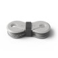 Auriculares groovy con microfono y estuche conector jack 3,5 mm color blanco