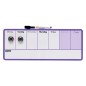 Planificador semanal nobo magnetico color violeta 140x360 mm