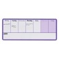 Planificador semanal nobo magnetico color violeta 140x360 mm