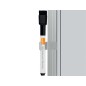Planificador semanal nobo magnetico + tablero corcho horizontal con marco de aluminio 585x190 mm