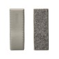Borrador q-connect magnetico para pizarra blanca con recambio de fieltro reemplazable 15x5,5x4,5 cm