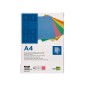 Tapa encuadernacion liderpapel carton a4 0,9mm rosa fluor paquete de 50 unidades