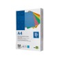 Tapa encuadernacion liderpapel carton a4 0,9mm azul fluor paquete de 50 unidades