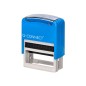 Sello entintado automatico q-connect contabilizado almohadilla 14x38 mm color azul