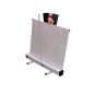 Display enrollable yosan roll up aluminio 1 cara ancho 100 cm altura 200 cm