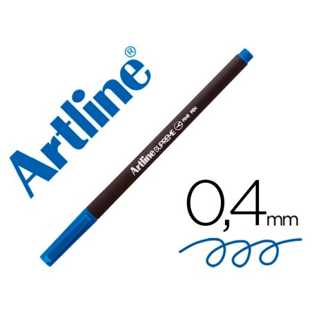 12 Unidades - Rotulador artline supreme epfs200 fine liner punta de fibra azul ultramar 0,4 mm