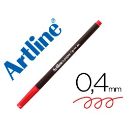 12 Unidades - Rotulador artline supreme epfs200 fine liner punta de fibra rojo 0,4 mm