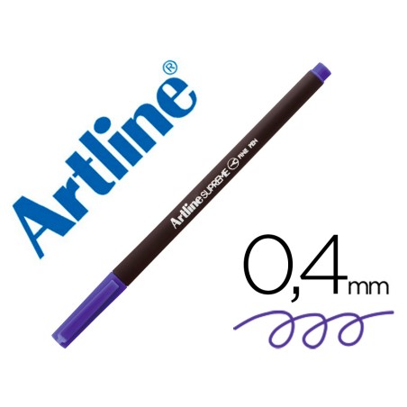 12 Unidades - Rotulador artline supreme epfs200 fine liner punta de fibra purpura 0,4 mm