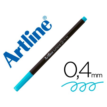 12 Unidades - Rotulador artline supreme epfs200 fine liner punta de fibra turquesa palido 0,4 mm