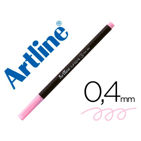 12 Unidades - Rotulador artline supreme epfs200 fine liner punta de fibra rosa claro 0,4 mm