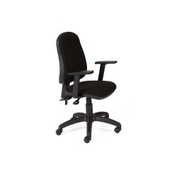 Silla rocada direccion sistema asincro con brazos color negro