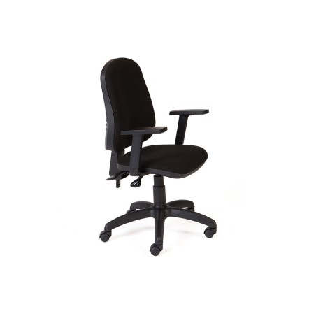 Silla rocada direccion sistema asincro con brazos color negro