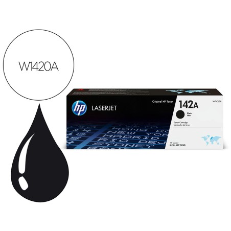 Toner hp 142a laserjet m110 / mfp m140 negro 950 paginas