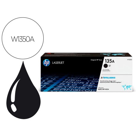 Toner hp 135a laserjet m209 / mfp m234 negro 1100 paginas