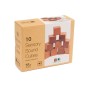 Juego didactico andreutoys 10 cubos sensoriales con sonido madera