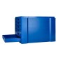 Fichero cajones de sobremesa q-connect bandeja organizadora superior 6 cajones color azul opaco Fichero cajones de sobremesa q-connect bandeja organizadora superior 6 cajones color azul opaco