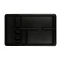 Bandeja organizadora q-connect de cajones color negro 364x225x21 mm Bandeja organizadora q-connect de cajones color negro 364x225x21 mm