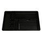 Bandeja organizadora q-connect de cajones color negro 364x225x21 mm Bandeja organizadora q-connect de cajones color negro 364x225x21 mm