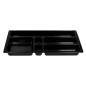 Bandeja organizadora q-connect de cajones color negro 344x160x33 mm Bandeja organizadora q-connect de cajones color negro 344x160x33 mm