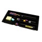 Bandeja organizadora q-connect de cajones color negro 344x160x33 mm Bandeja organizadora q-connect de cajones color negro 344x160x33 mm