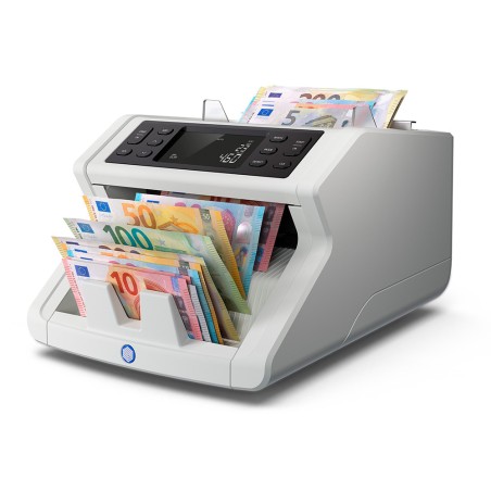 Contador totalizador de billetes safescan 2265 cuenta euro libra mezclados verifica uv/mg/color/tamaño y espesor