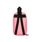 Estuche portatodo antartik forma de mochila con bolsillo y 4 departamentos color coral 230x50x120 mm