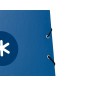 Carpeta antartik gomas tres solapas carton forrado a4 color azul marino