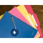 Carpeta antartik gomas tres solapas carton forrado a4 color azul marino