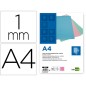 Tapa encuadernacion liderpapel carton a4 1 mm rosa paquete de 50 unidades Tapa encuadernacion liderpapel carton a4 1 mm rosa paquete de 50 unidades