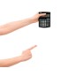 Calculadora liderpapel sobremesa xf27 12 digitos tasas solar y pilas color negro 155x115x25 mm