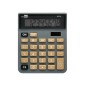 Calculadora liderpapel sobremesa xf18 8 digitos solar y pilas color gris 127x105x24 mm