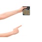 Calculadora liderpapel sobremesa xf18 8 digitos solar y pilas color gris 127x105x24 mm