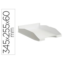 Bandeja sobremesa archivo 2000 antimicrobiana plastico apilable 3 posiciones din a4 y folio blanco 345x255x60 mm