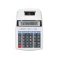 Calculadora liderpapel impresora pantalla papel 57 mm 12 digitos impresion bicolor blanca 235x155x62 mm