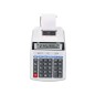Calculadora liderpapel impresora pantalla papel 57 mm 12 digitos impresion bicolor blanca 235x155x62 mm
