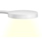 Lampara de escritorio cep led 5,46w 300lm brillo regulable cabeza orientable blanco y madera