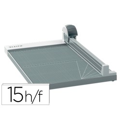 Cizalla de rodillo leitz precision office a3 base madera plastificada longitud corte 457 mm capacidad de