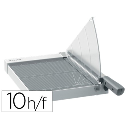 Cizalla de palanca leitz precision home office a4 base plastico longitud corte 380 mm capacidad de corte 10 hojas