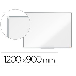 Pizarra blanca nobo premium plus melamina 1200x900 mm