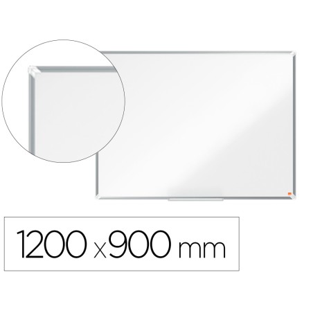 Pizarra blanca nobo premium plus melamina 1200x900 mm