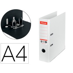 Archivador de palanca esselte n 1 co2 neutral din a4 carton forrado lomo 75 mm blanco