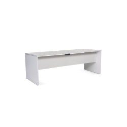 Mesa de oficina rocada work 2004ab02 gris/gris 200x80 cm