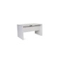 Mesa de oficina rocada work 2001ab02 gris/gris 140x80 cm