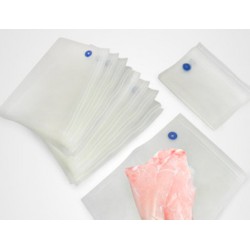 Bolsa envasadora de alimentos al vacio jocca longitud 3 m ancho 285 mm pack de 2 rollos