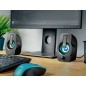 Altavoces trust gemi 2.0 potencia maxima 12w iluminacion led control de volumen y conexion