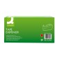 Portarrollo sobremesa q-connect plastico para cintas de 66 m color rojo 220x100x70 mm