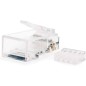 10 Unidades - Conector nanocable rj45 8 hilos categoria 6