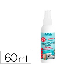 Desinfectante bacterisan germosan-nor bp7 virucida para textil expositor de 24 botes pulverizador de 60 ml